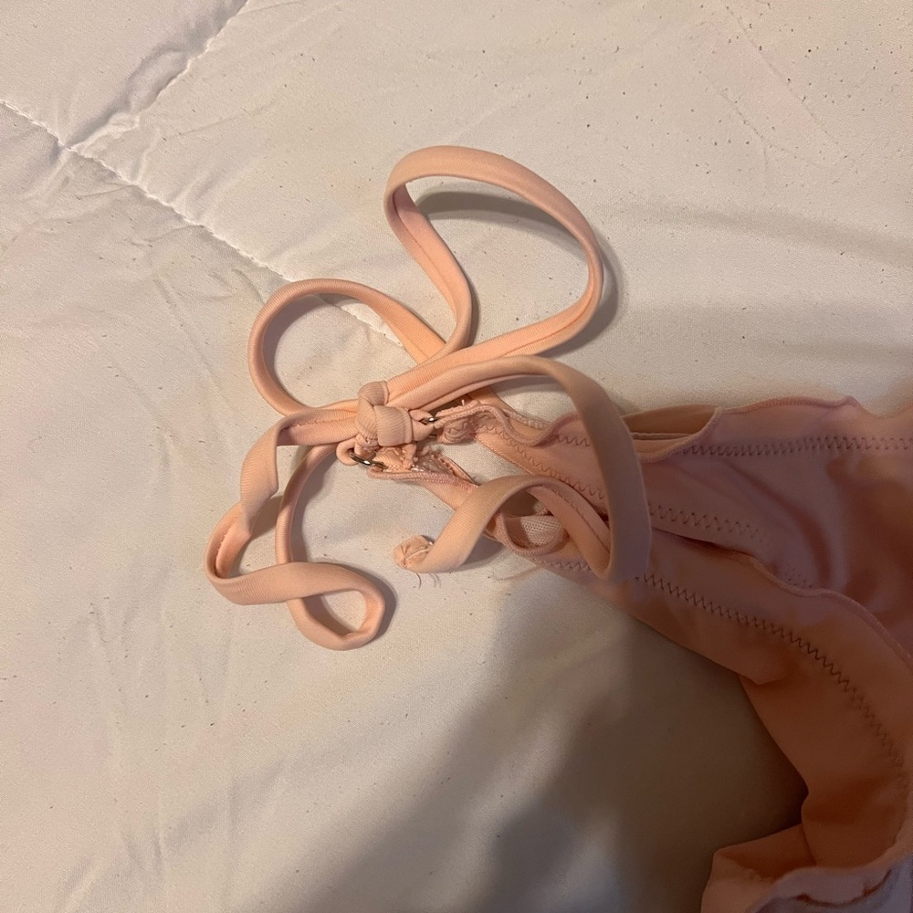 Pink Ruffle Bikini Bottom - Picture 4 of 4
